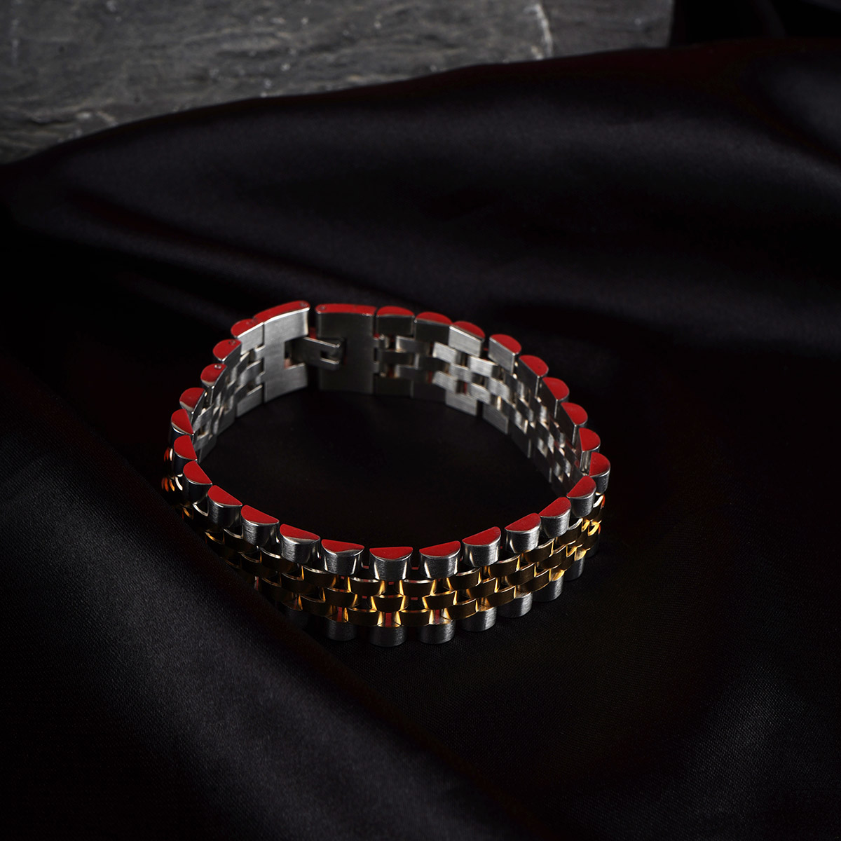 دست بند دو رنگ مدل Rolex