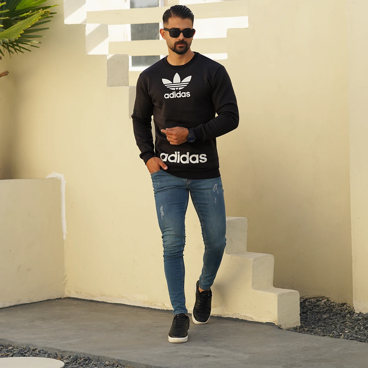 دورس آدیداس مشکی مردانه مدل Malon