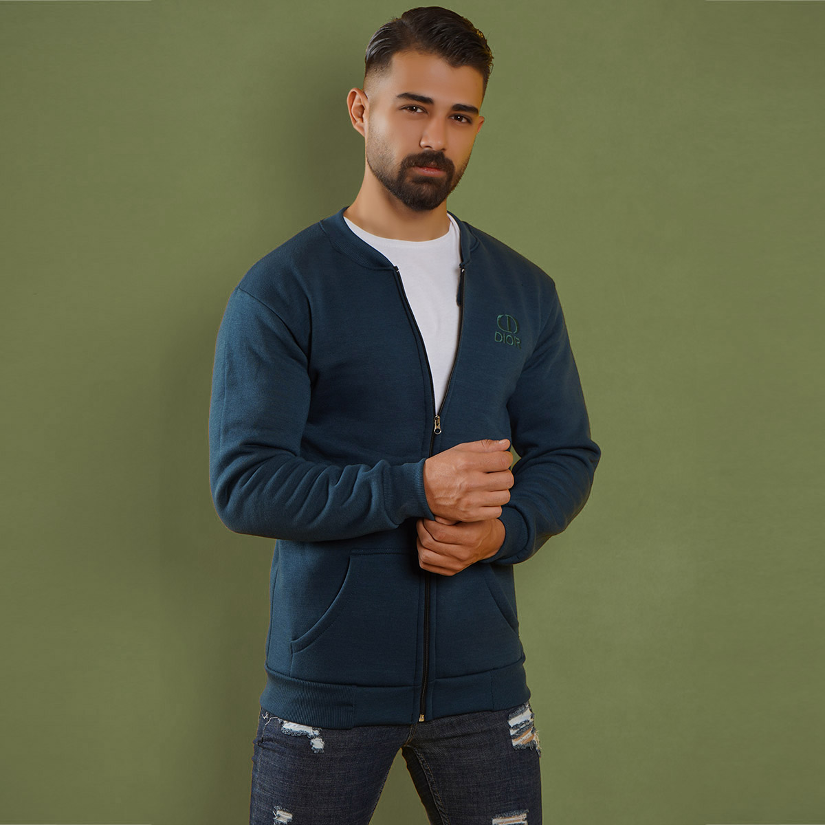 سوییشرت مردانه سبز مدل DIOR