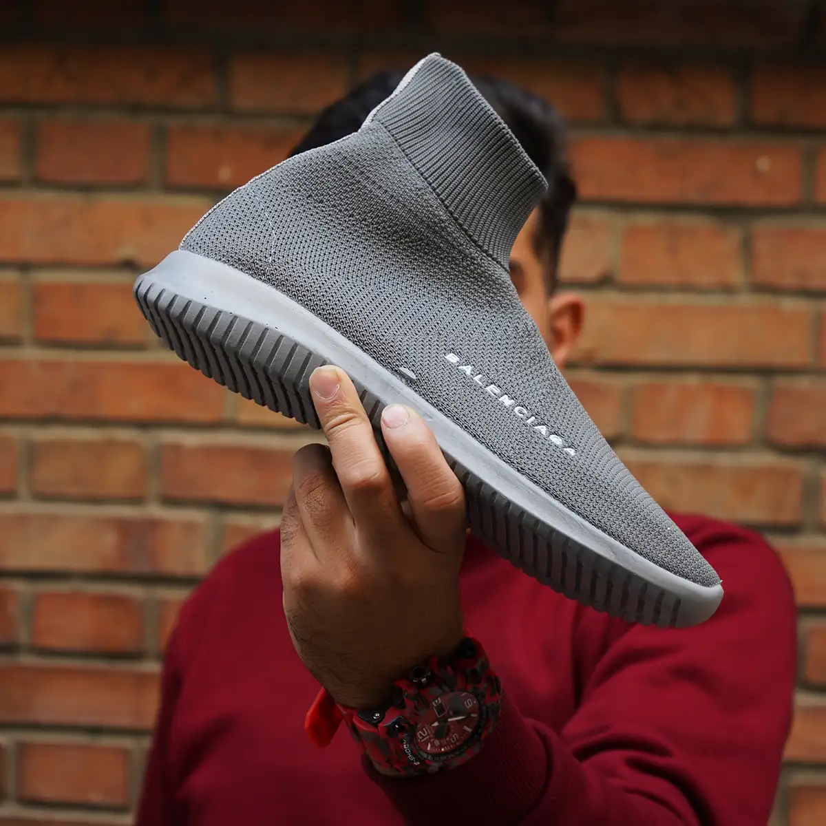 کفش Balenciaga مردانه طوسی مدل B66