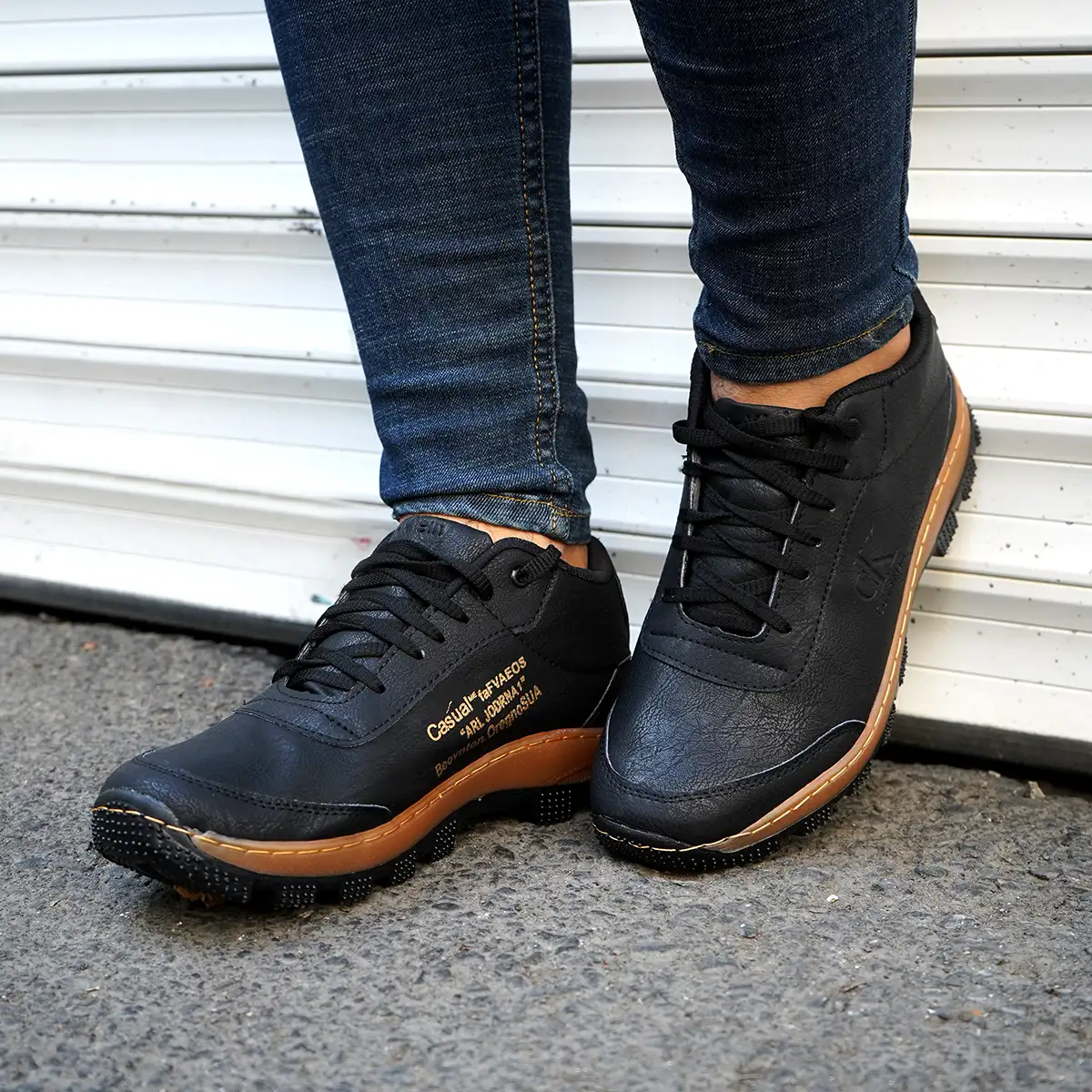 کفش مردانه مشکی مدل Behdad-Neo