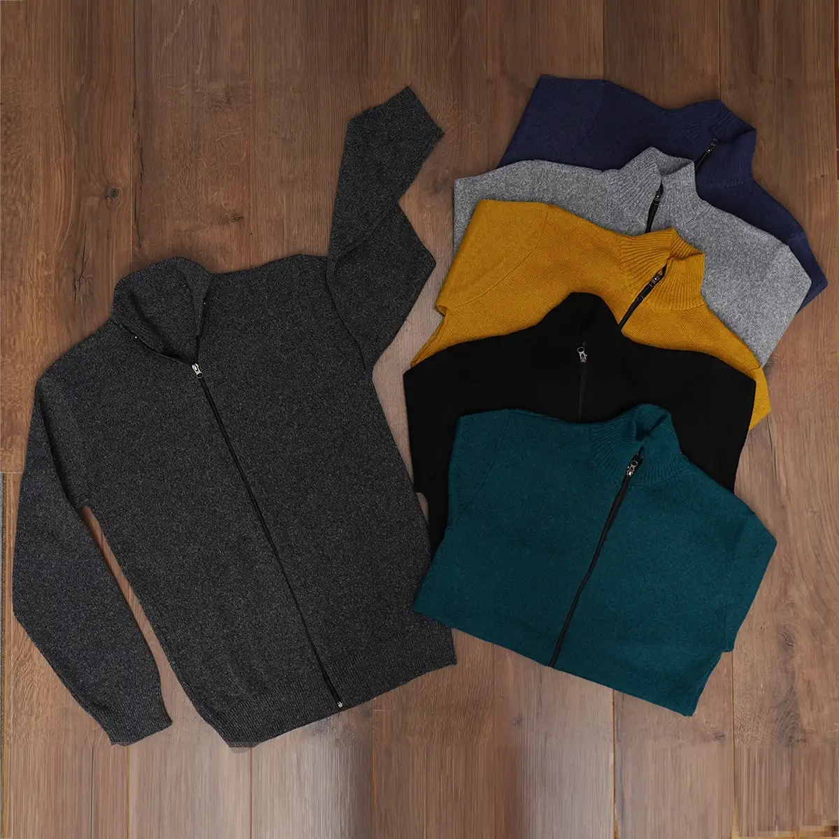 سوییشرت مردانه آبی مدل Meysam