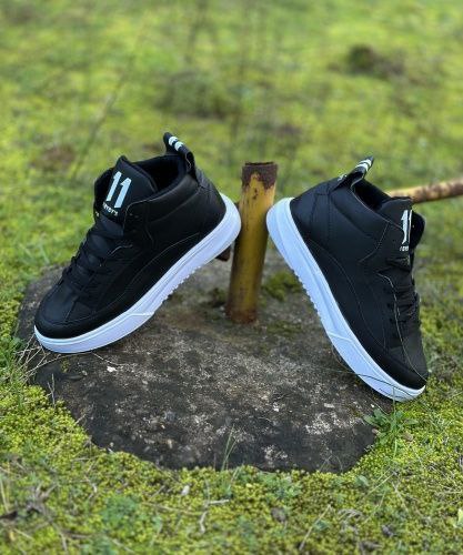 کفش ساقدار مردانه مشکی مدل 11qp