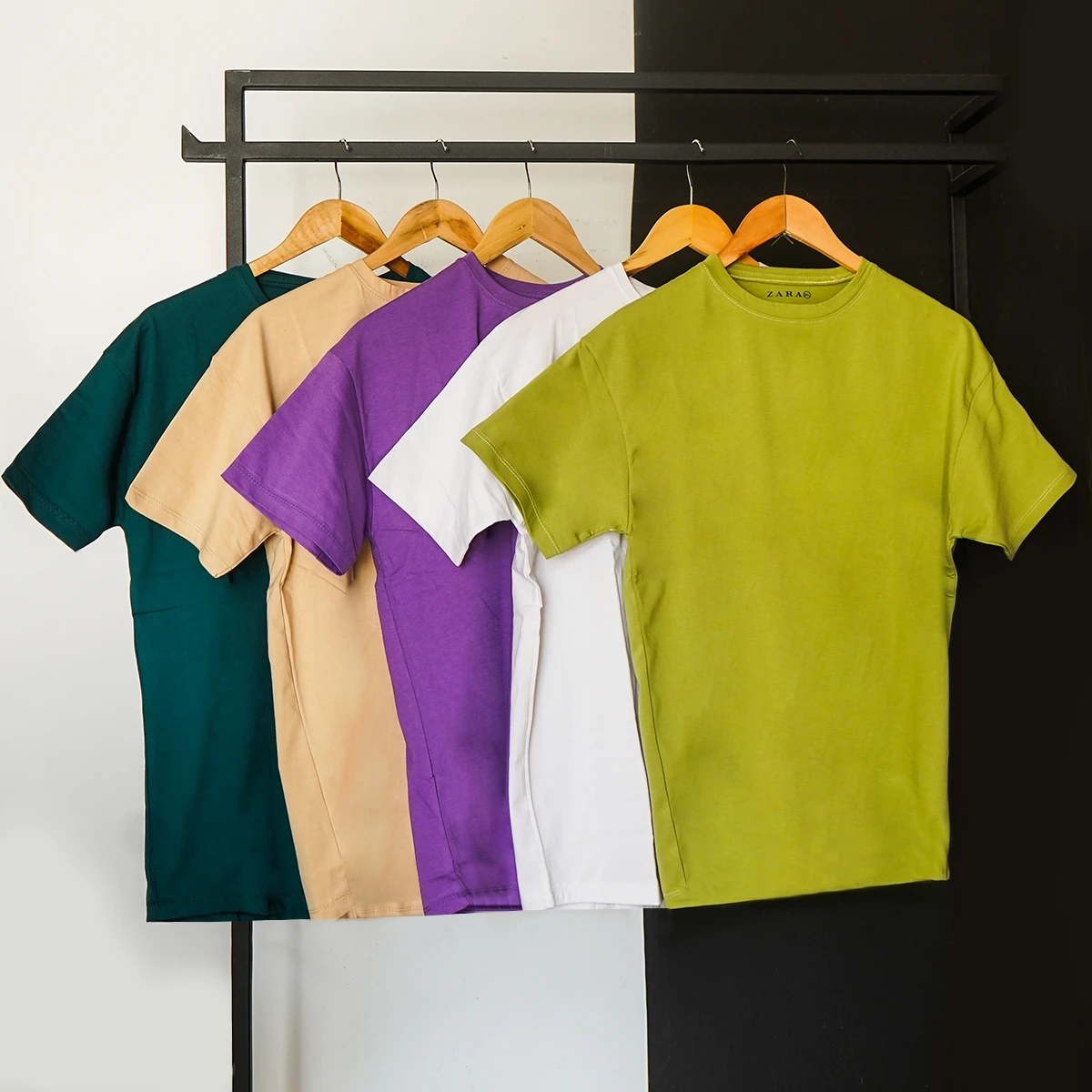 تیشرت ساده سفید مردانه مدل Vala