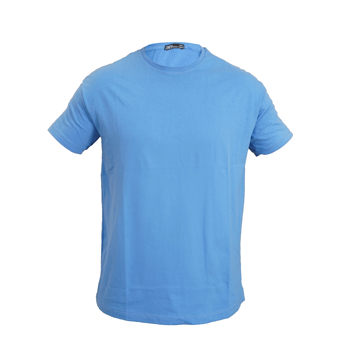 تیشرت ساده آبی مردانه مدل Vala