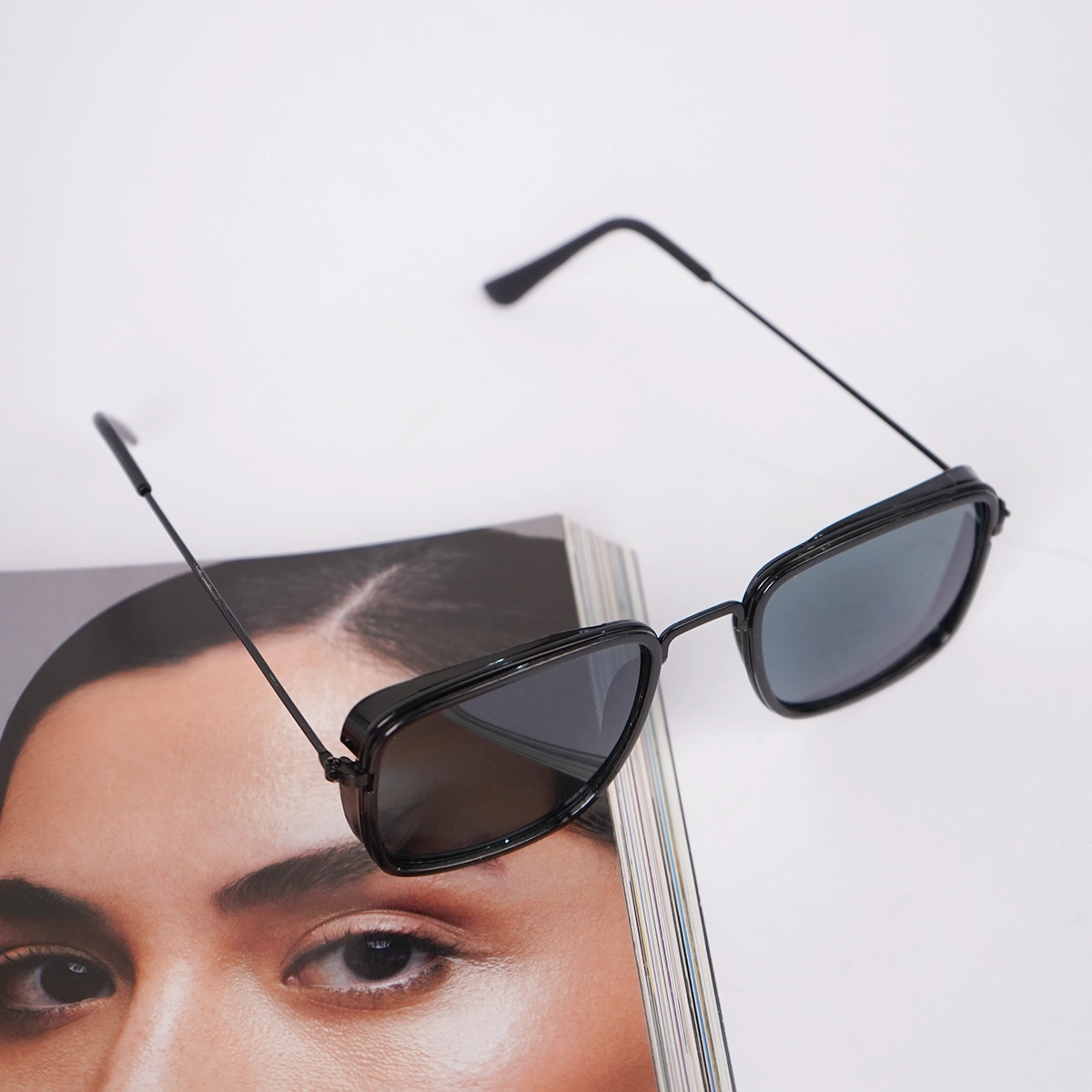 عینک آفتابی چهارگوش UV protection