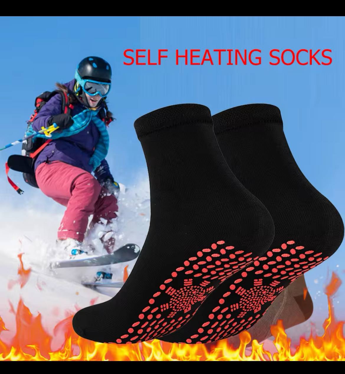 جوراب مگنتی گرمایی