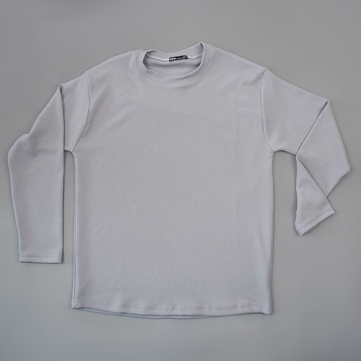 بلوز مردانه آستین بلند طوسی مدل Atra