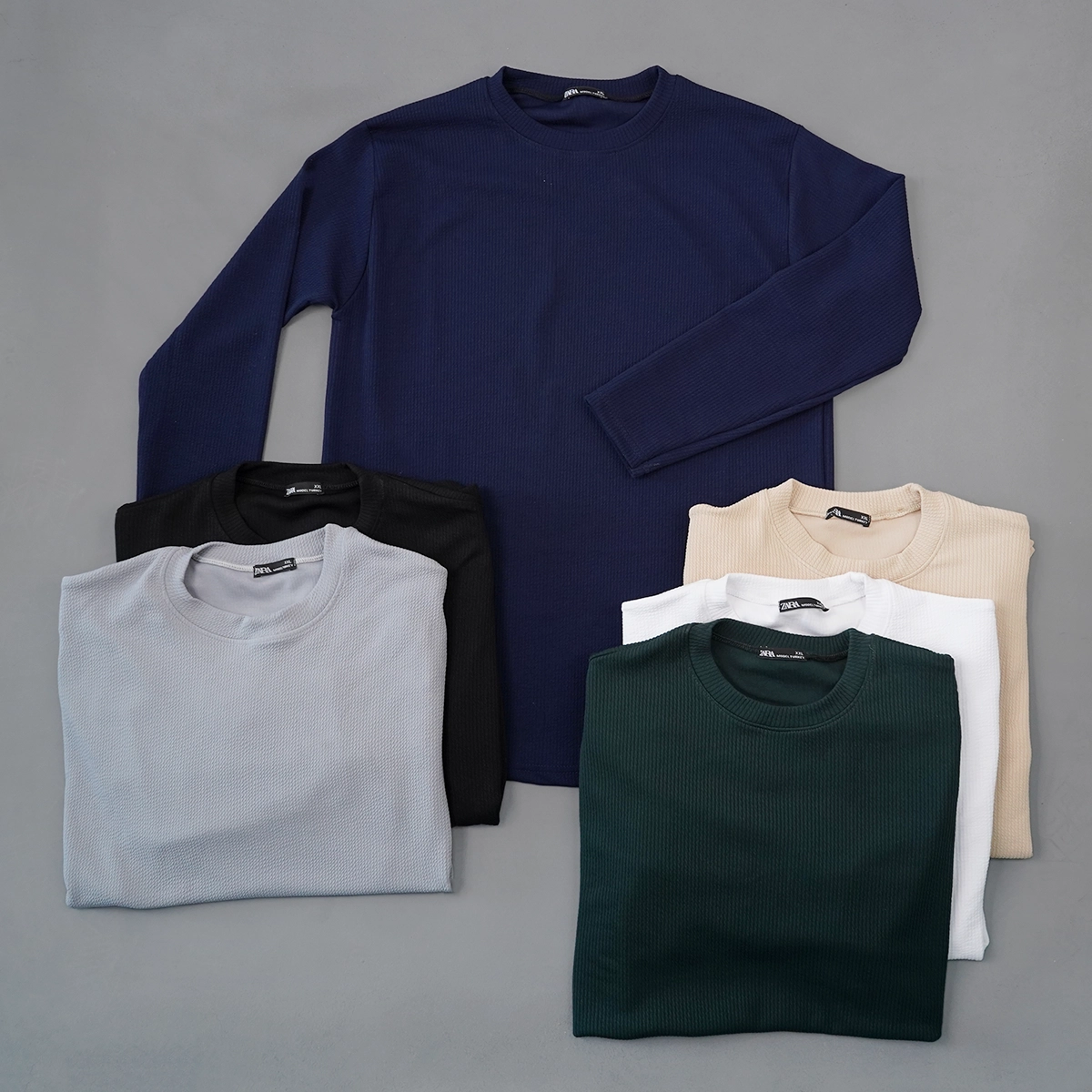 بلوز مردانه آستین بلند کرم مدل Atra