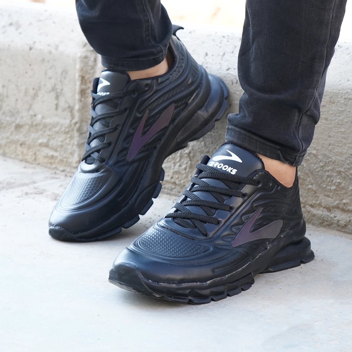 کفش ورزشی مردانه مشکی مدل Padman