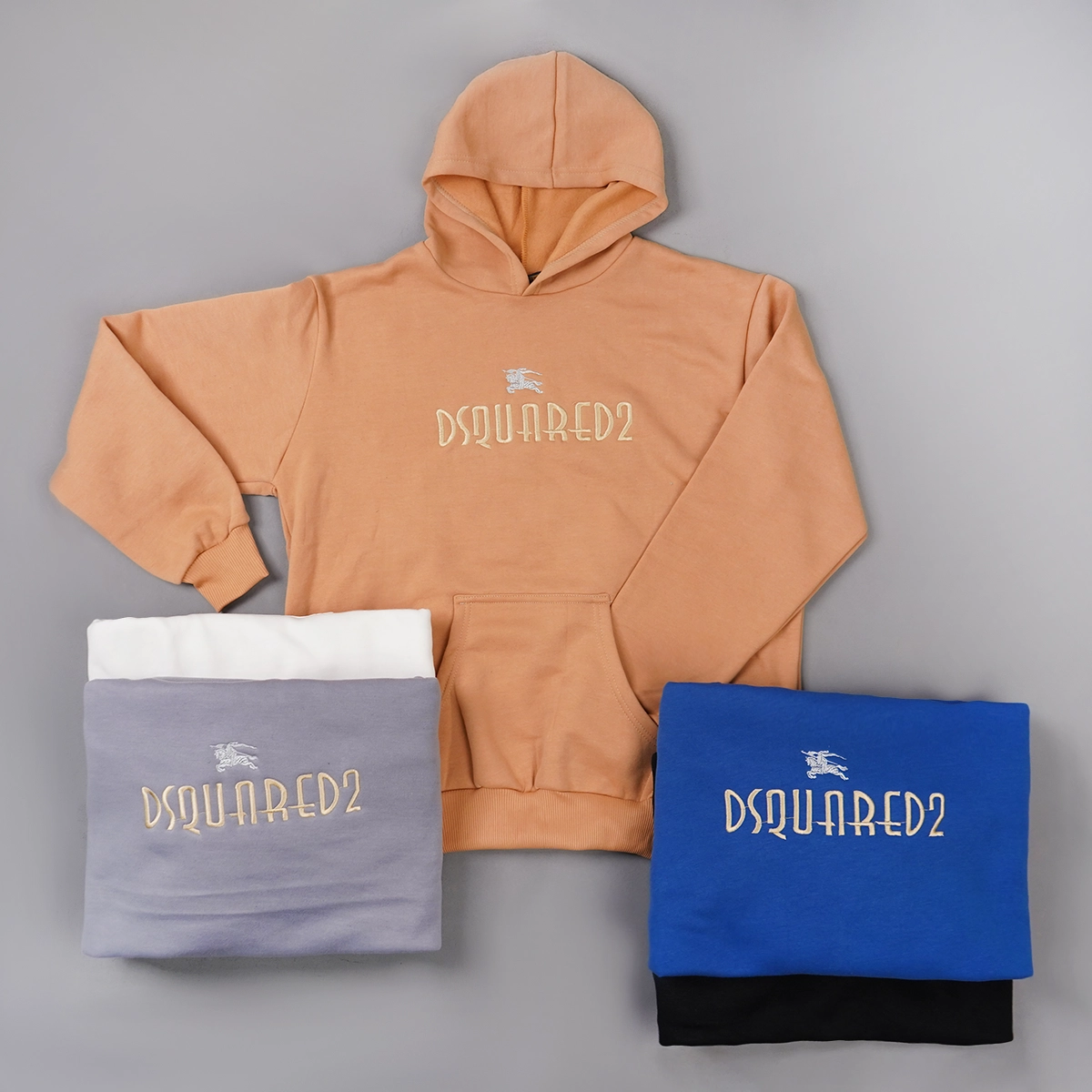 هودی مردانه سفید DSQUARED2 مدلBehrad