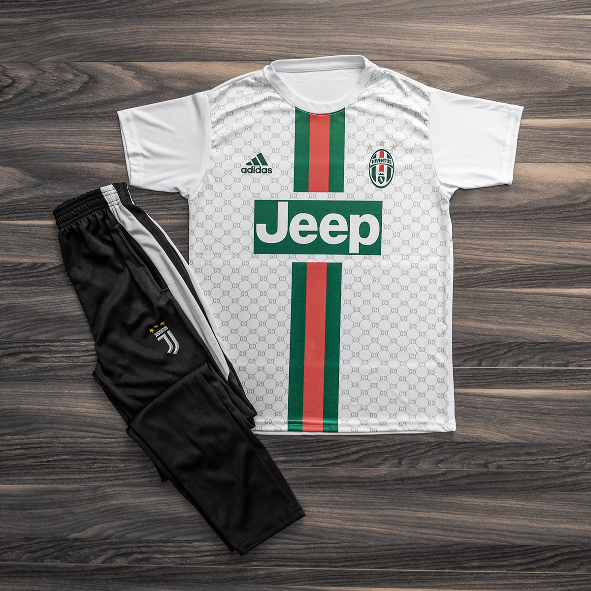 ست تیشرت شلوار یوونتوس مردانه مدل Yani