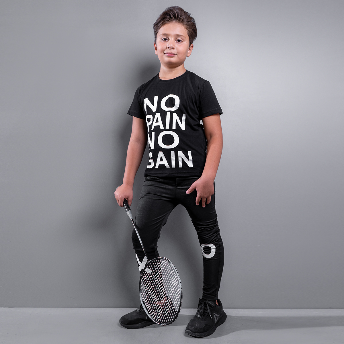 ست بچگانه تیشرت شلوار مدل NO Pane No Gain