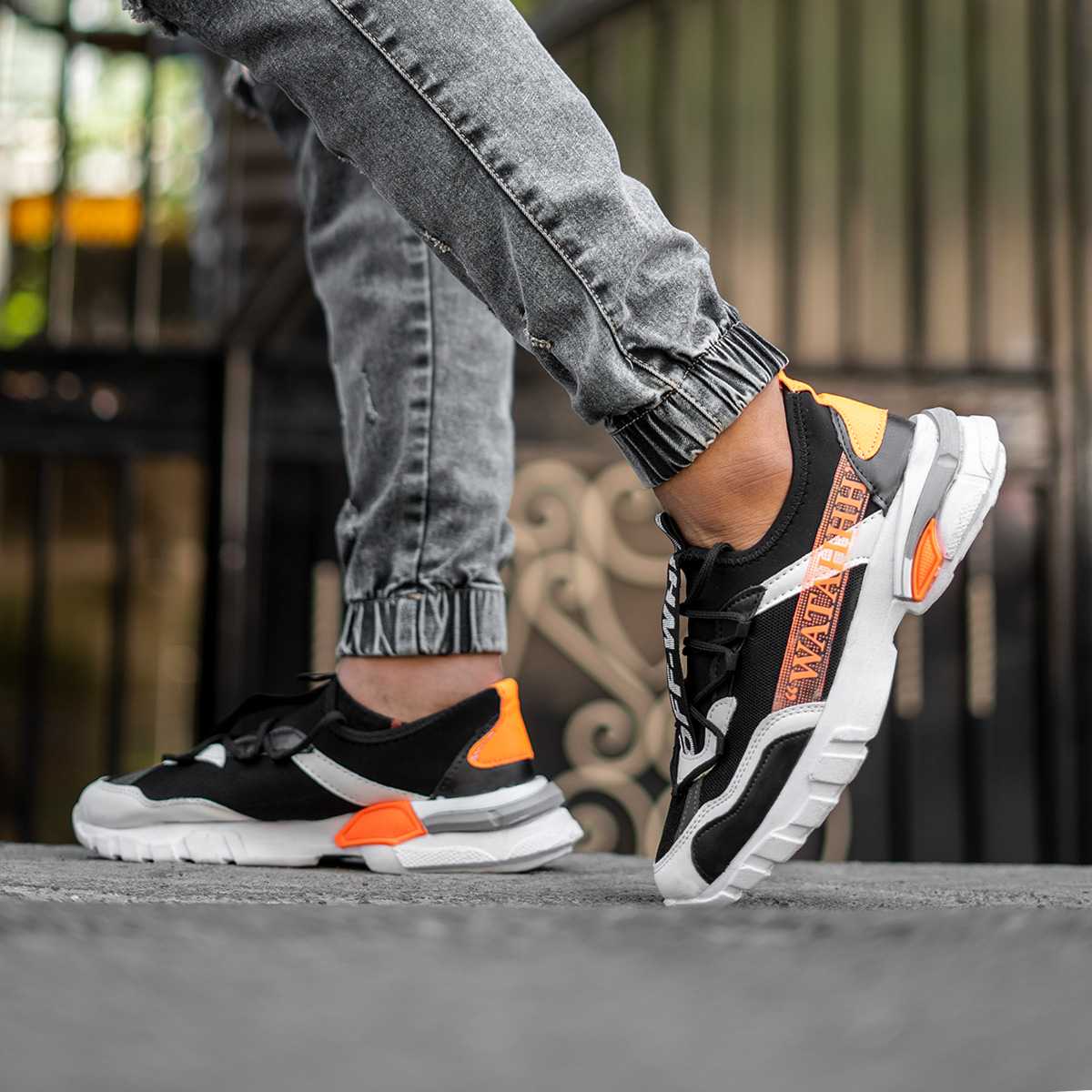 کفش ورزشی OFF WHITE مردانه مشکی مدل Rasit