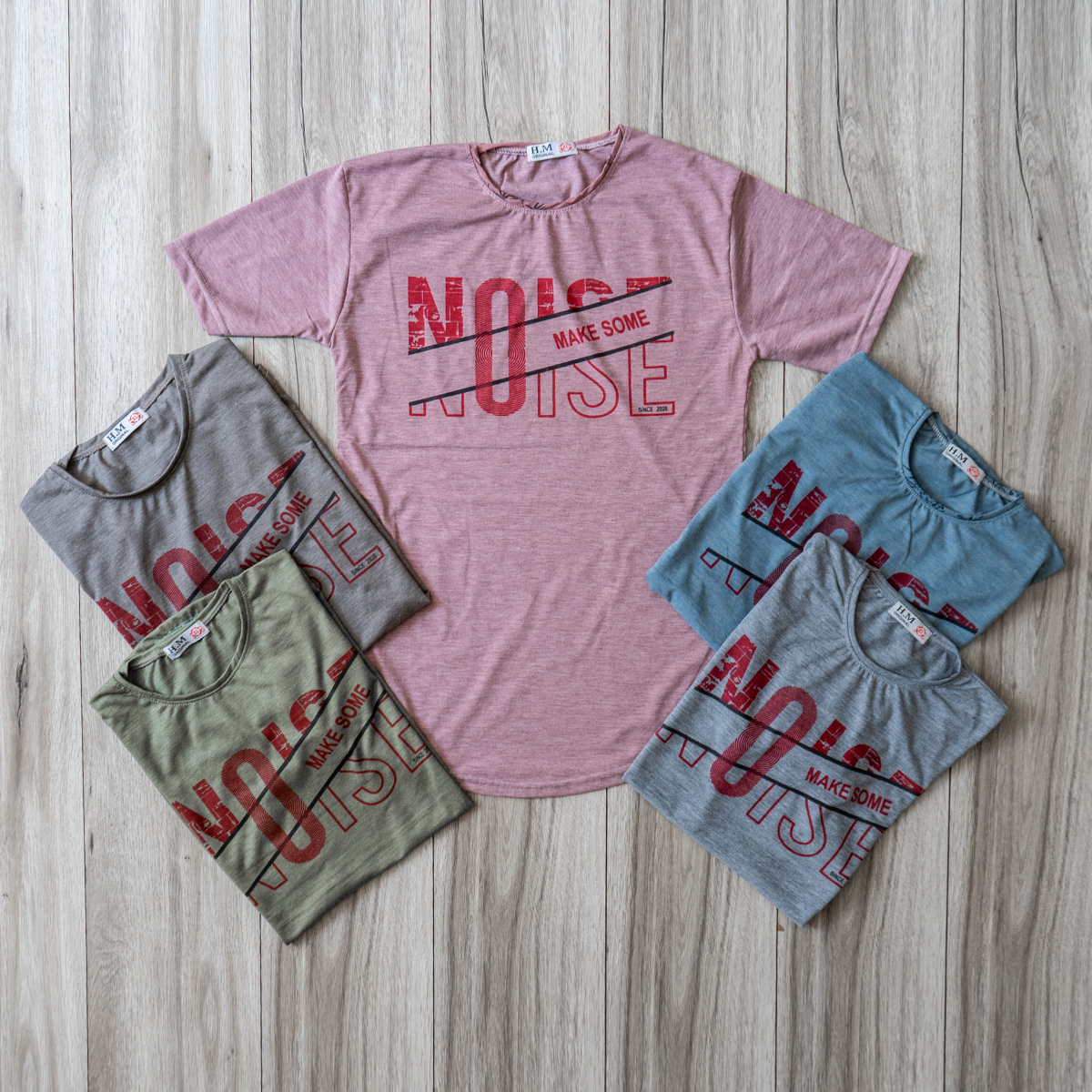 تیشرت NOISE مردانه سبز مدل Otis