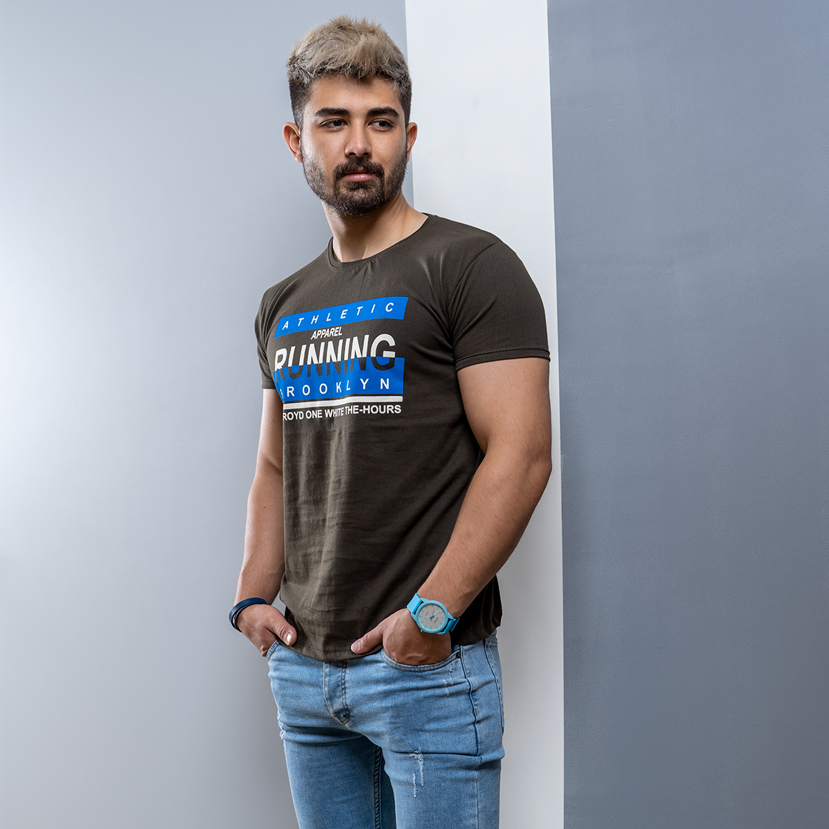 تیشرت مردانه سبز مدل running(T)