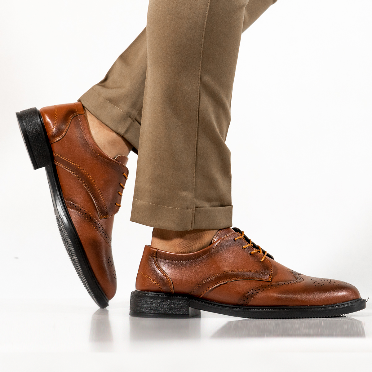 کفش رسمی مردانه قهوه ای مدل Ecco