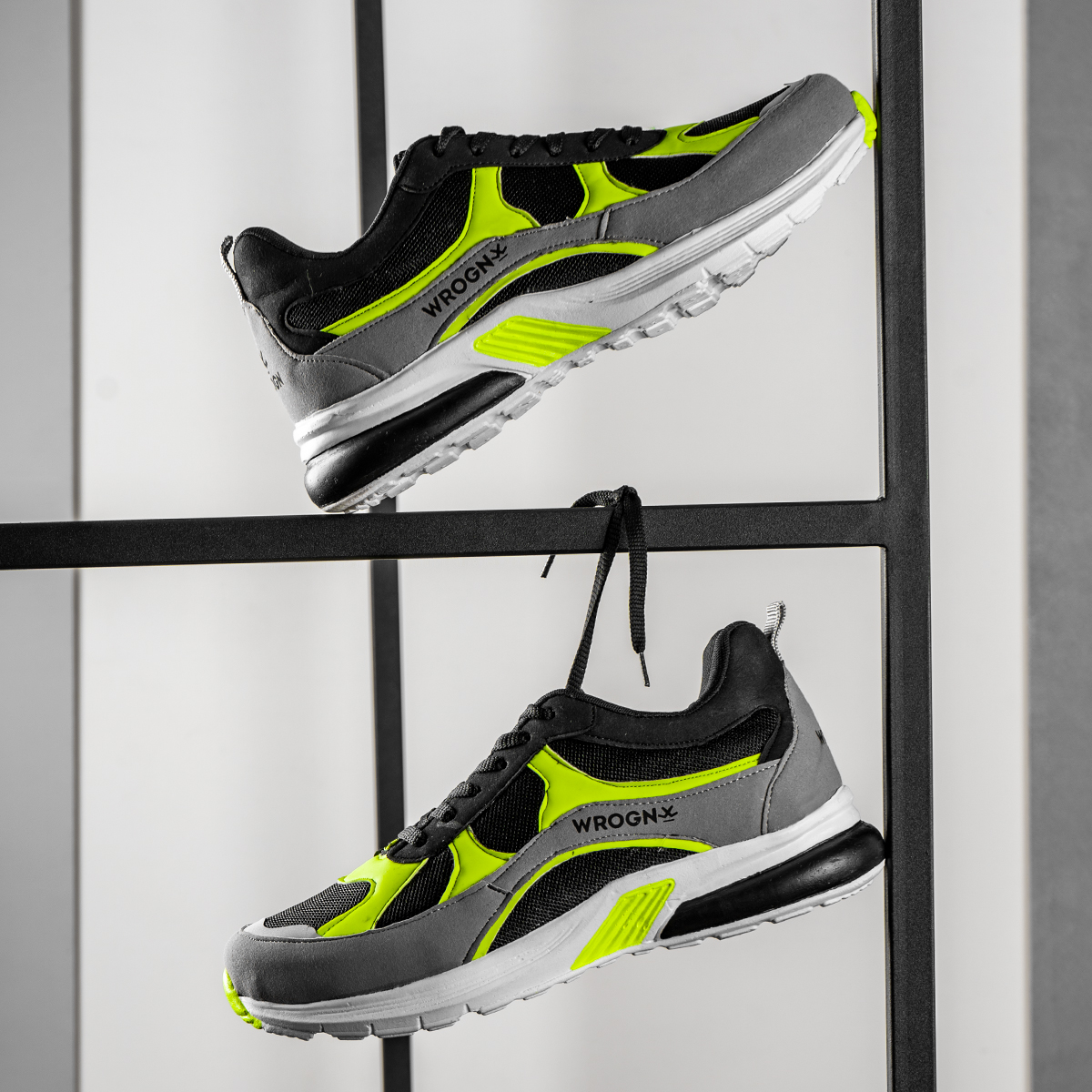 کفش ورزشی Wrognمردانه مشکی سبز مدل Maloni