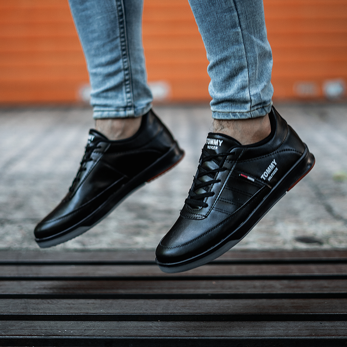 کفش Tommy مردانه مشکی مدلOpal